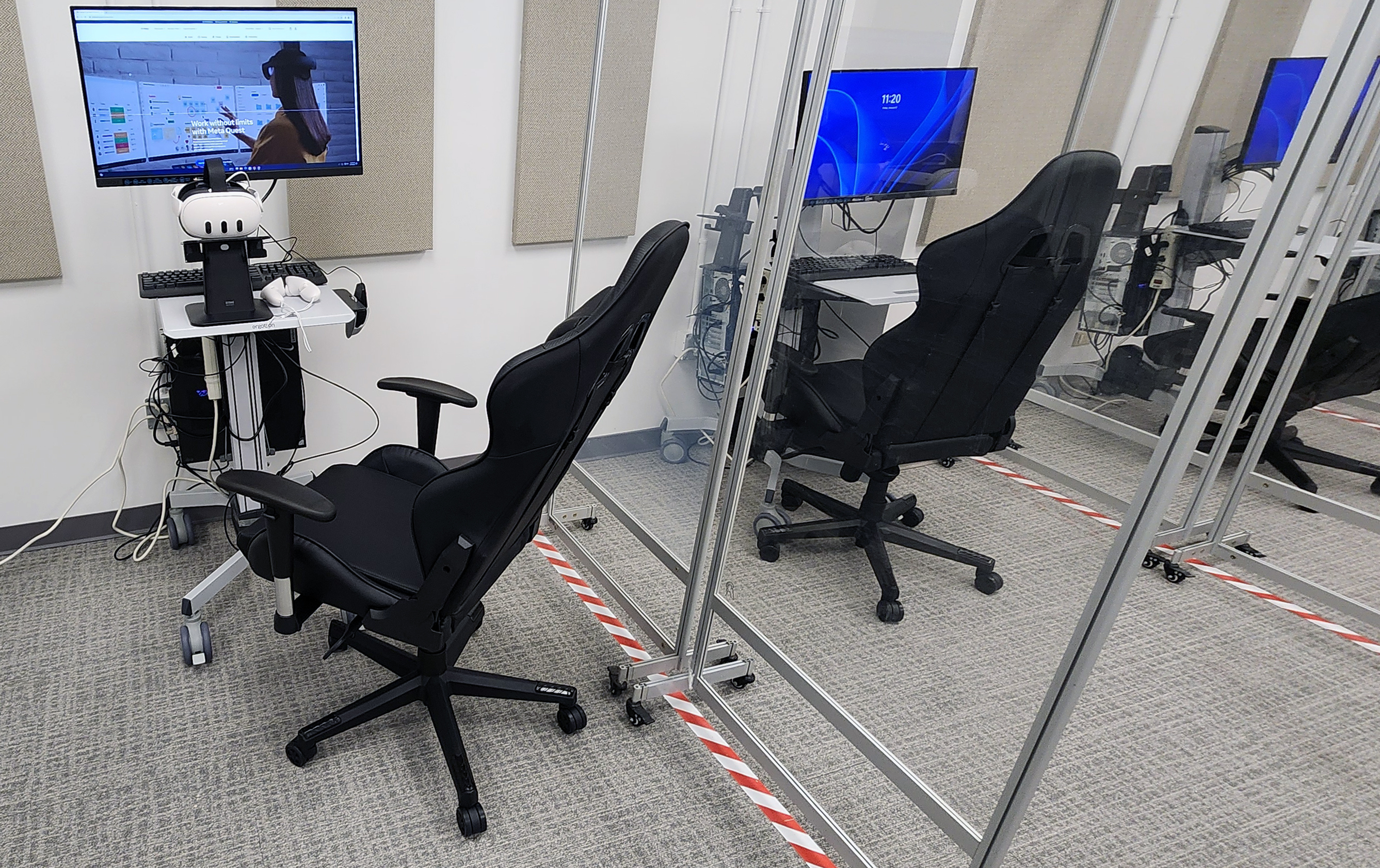 XR Lab workstations and standard equipment