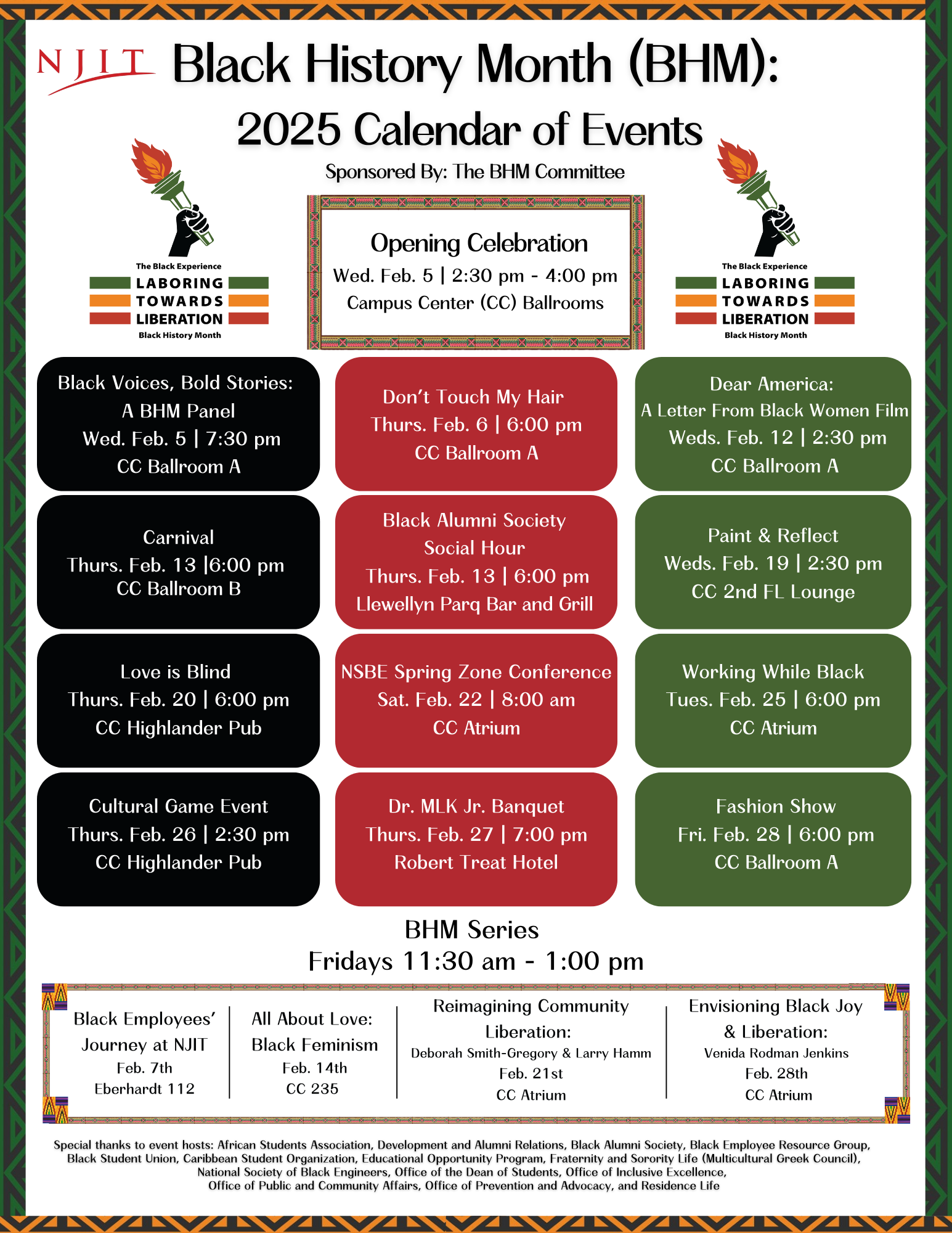 BHM events