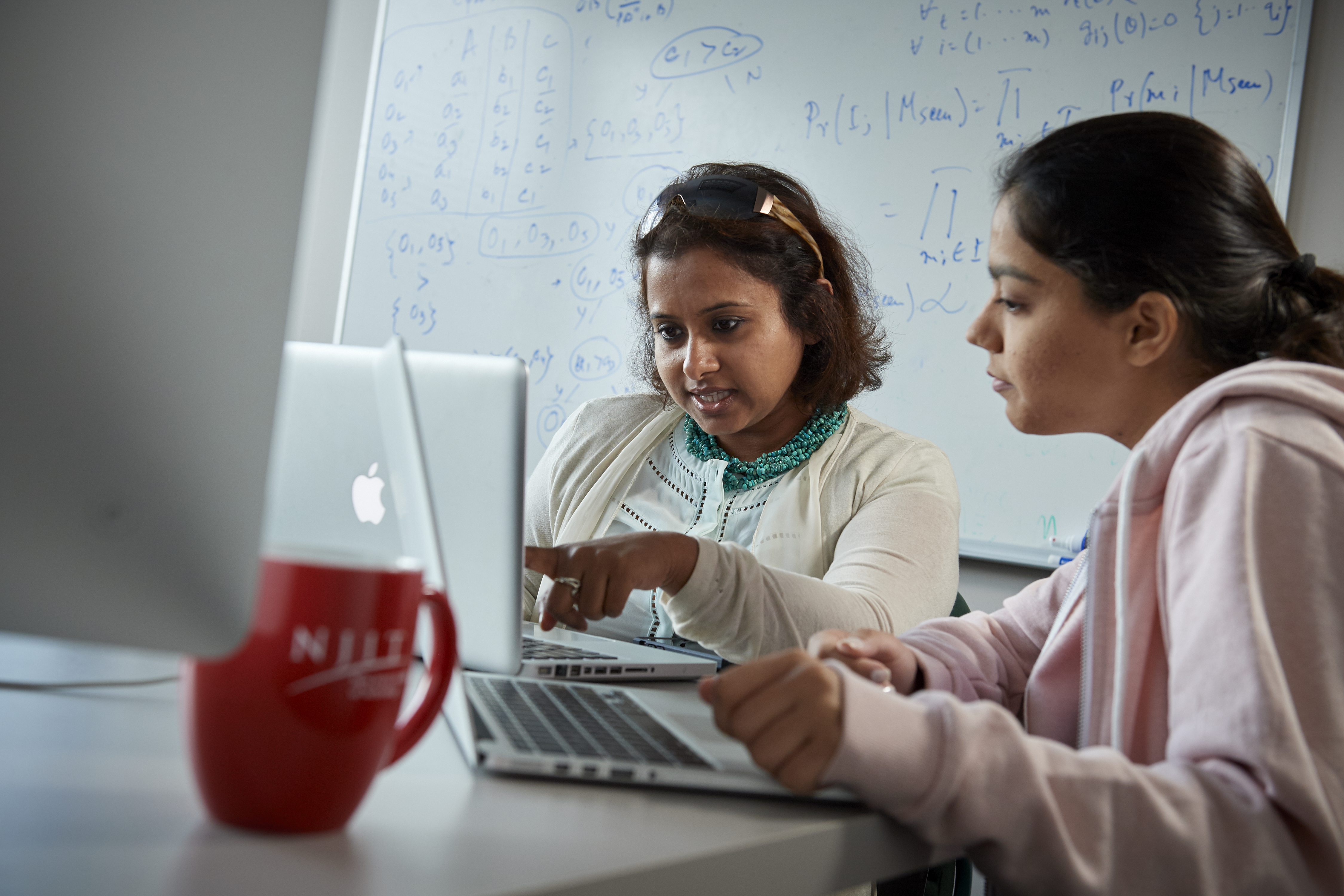 Senjuti Basu Roy with student